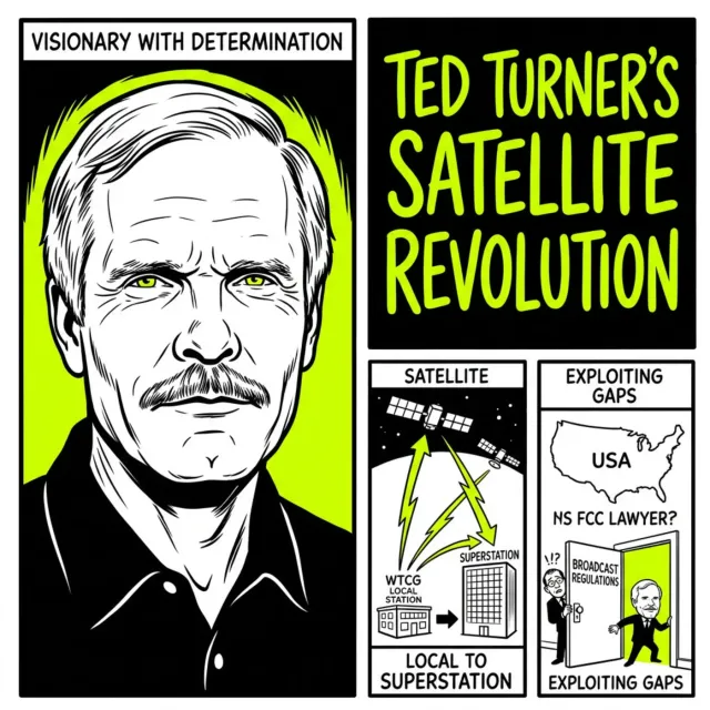 Episode artwork for Ted Turner's Satellite Loophole That Built Cable News