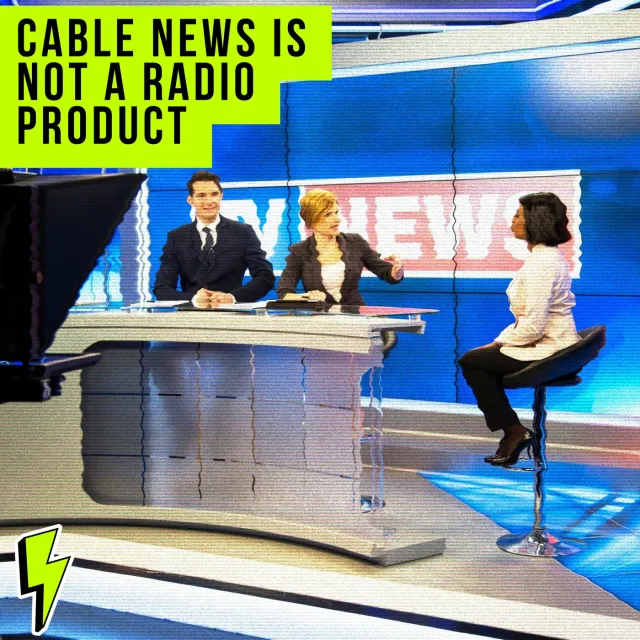 Episode artwork for Why Cable News Audio Doesn't Work as Radio